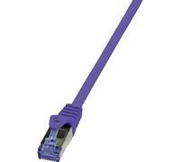 LogiLink CQ309VS RJ45 Cavo di rete, cavo patch CAT 6A S/FTP 10.00 m Violetto R