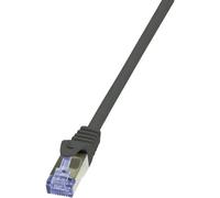 LogiLink CQ4053S RJ45 Cavo di rete, cavo patch CAT 6A S/FTP 2.00 m Nero contat