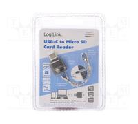 LogiLink CR0039 - Lettore di schede da USB-C a micro SD