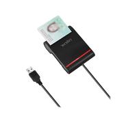 LOGILINK CR0047 - Lettore di schede Smart ID USB 2.0, nero