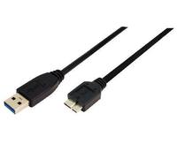 LogiLink CU0037 cavo USB USB 3.2 Gen 1 [3.1 Gen 1] Micro-USB B USB A Nero (LogiLink - USB-kabel - USB Type A til) NEW