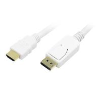 LogiLink CV0055 DisplayPort / HDMI Cavo adattatore Spina DisplayPort, Spina HDM