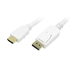 LogiLink CV0055 DisplayPort / HDMI Cavo adattatore Spina DisplayPort, Spina HDM