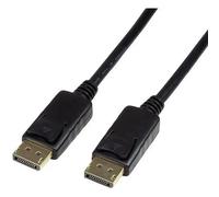 LogiLink CV0074 DisplayPort Cavo Spina DisplayPort, Spina DisplayPort 5.00 m Ne