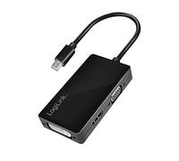 LOGILINK CV0110 - Adattatore Mini DisplayPort < DVI, HDMI, VGA 4K