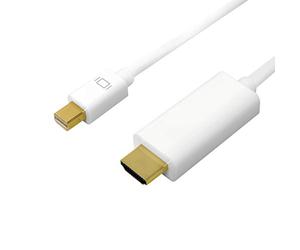 LogiLink CV0123 ADAPTADOR DE CABLE DE VÍDEO 2 M MINI DISPLAYPORT HDMI TIPO A (ESTÁNDAR) BLANCO
