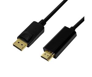 LOGILINK CV0129 ADAPTADOR DE CABLE DE VÍDEO 5 M DISPLAYPORT HDMI TIPO A (ESTÁNDAR) NEGRO