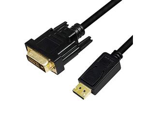 LOGILINK CV0133 ADAPTADOR DE CABLE DE VÍDEO 5 M DISPLAYPORT DVI NEGRO