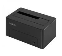 Logilink Docking Station USB3.1 Gen2 per HDD/SSD SATA da 2.5''/3.5'' Nero