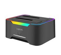 LogiLink Doppia docking station USB-C 3.2 Gen1 a 2 porte, per dischi rigidi da 2
