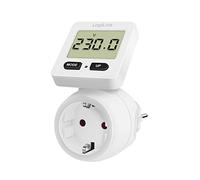 LogiLink EM0004 - Misuratore di costi energetici, display girevole a 180°, colore: Bianco