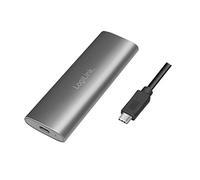 LOGILINK UA0389 - Alloggiamento esterno M.2 NVMe e SATA HDD/SSD, USB 3.1, argento