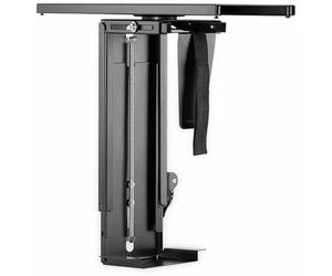 LogiLink EO0031 - Supporto da tavolo regolabile per PC, girevole a 360°, con regolazione variabile delle dimensioni e chiusura rapida, max. 10 kg