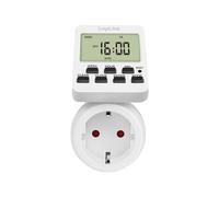 LogiLink ET0014 Timer giornaliero/settimanale Bianco Digitale LCD Pulsanti 7