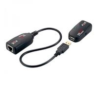 Logilink Extender USB Cat.5E Cat.6 fino a 50m, POC, Nero