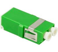 Logilink FA03LC6 Connettore LWL LCD/APC, Senza Flangia, con Protezione Laser, Verde, 29mm x 12.8mm x 14.8mm