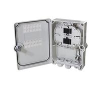 LOGILINK FB124E FTTH/FTTB - Alloggiamento per max. 24 fibre, 6 LC/QD o SC/DX