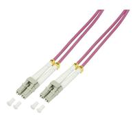 LogiLink FP4LC01 Fibra ottica Fibra ottica Cavo 1.00 m Violetto 50/125 µ Multi