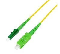 Logilink FPSLS05 Cavo Patch Simplex in Fibra Ottica, SM OS2, SC/APC - LC/APC, 5 m, Giallo