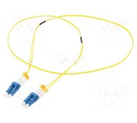 LogiLink FS0LC01 - Cavo patch ultra sottile OS2 in fibra ottica LC-LC Duplex, 1,0 m, G657.A2
