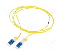LogiLink FS0LC02 - Cavo patch ultra sottile OS2 in fibra ottica LC-LC Duplex, 2 m, G657.A2
