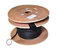 LogiLink FT1U180 - Cavo da troncamento in fibra U-DQ(ZN) per interni ed esterni, con 4 fibre multimodali OM4, LC/UPC - LC/UPC, 180 m