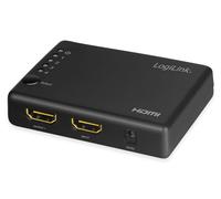 LOGILINK HD0036 - Splitter HDMI, 1 x 4 porte, 4 K/30 Hz, sottile