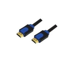 Logilink HDMI Kabel High Speed, con cavo Ethernet, 2,0 m per la trasmissione di dati audio, video ed Ethernet (CHB1102) NEW