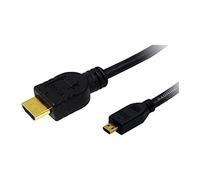 LOGILINK CH0032 - Connettore HDMI Micro-D > connettore HDMI A, 4K a 30 Hz, 2,0 m