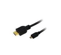 Logilink High Speed con Ethernet - Video/Audio/Network Cable - HDMI - HDMI, 19 -Pin (M) - Micro -hdmi (M) (M) - 2 m (CH00