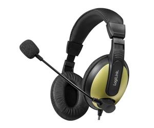 LogiLink hs0011 a Stereo Headset con microfono nero