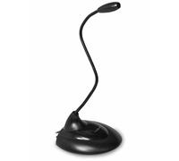 LogiLink, HS0047, MICROFONO MULTIMEDIA CON BASE DA TAVOLO PER PC, nero