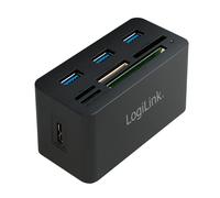 Logilink Hub USB 3.0 con lettore di schede di memoria
