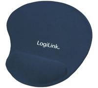 LogiLink® ID0027B Tappetino Per Mouse Con Supporto In GEL Per Polso Blu