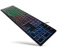 LOGILINK ID0138 - Tastiera, USB, illuminata, nera