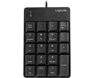 LogiLink ID0184 USB Tastierino numerico Nero