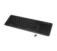 Logilink ID0188 Tastiera Wireless, USB, Touchpad, Nero, 370mm x 125mm x 20mm