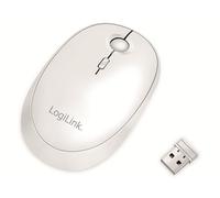 LogiLink ID0205 - Mouse radio e Bluetooth, 2,4 GHz, 800/1200/1600 dpi, colore: Bianco