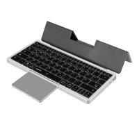 LogiLink ID0214 Bluetooth® Kit tastiera, mouse Tedesco, QWERTZ Grigio Siderale