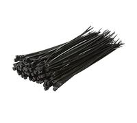 Logilink KAB0001B Fascetta Ladder Cable tie Nylon Nero 100 pezzo(i) - Serracavi (Ladder Cable tie, Nylon, Nero, V2, 10 cm, 2,5 mm)