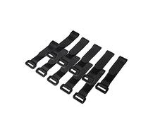 LogiLink KAB0056, Fascette Fermacavo, lunghezza 20x150 mm, Nero,set da 10 pezzi