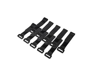 LogiLink KAB0056, Fascette Fermacavo, lunghezza 20x150 mm, Nero,set da 10 pezzi