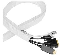 LogiLink KAB0091 Guaina per cavi 35 mm (max) Bianco 5 m