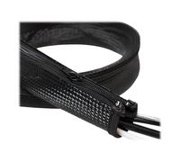 LogiLink Kabel FlexWrap KAB0046 Cable sleeve (zipper) polyester OD: 30 mm black