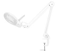 Logilink Lampada LED con Lente d'ingrandimento a 5 Diottrie Attacco a Morsetto