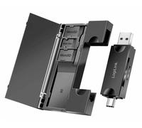 Lettore di Memorie USB 3.2 Gen1 2 in 1 con Custodia Card