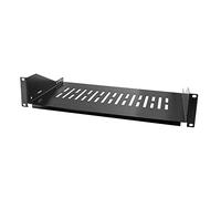 Logilink LOGILIGHT 48,3 cm/19 Pollici Mensola Fissaggio Solo Anteriore (250 mm), Nero