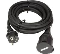 LogiLink LPS102 Alimentazione Prolunga Nero 5.00 m H07RN-F 3G 1,5 mm² adatto