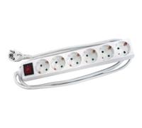 LogiLink LPS202 1,5 m IP20 Bianco TUV / GS 6 presa(e) AC 250 V Socket outlet