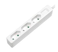 LogiLink LPS229 Multipresa 3 scomparti Bianco CEE 7/17 1 pz.
